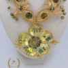 Agate Flower Necklace